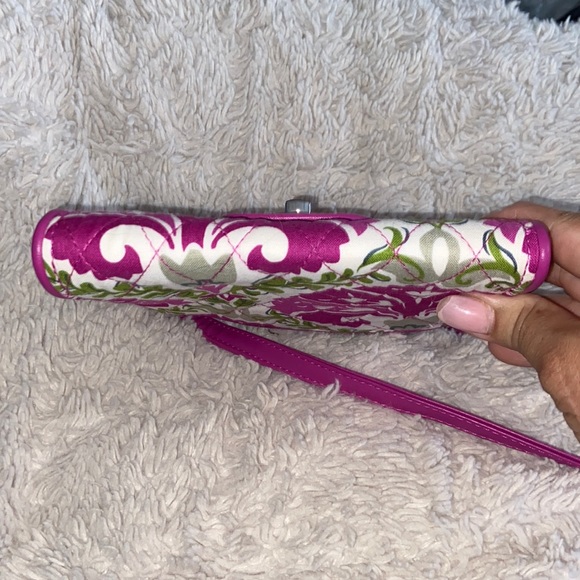 Fossil & Vera Bradley 2 crossbody black canvas and floral print EUC - Picture 8 of 16